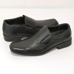 Perry Ellis Portfolio Kent Black Slip On Leather Dress Shoes Men's Sz 9.5