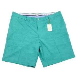 Peter Millar golf short Crown Sport Chino Men 38 Green Boat Swordfish AOP Preppy
