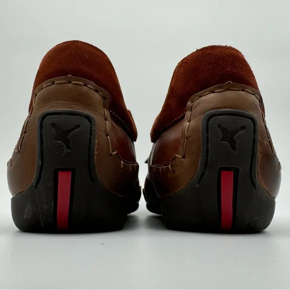 Pikolinos Brown Leather Suede Hand Sewn Lace Up Walking Shoe Size EU 43/US 9-9.5