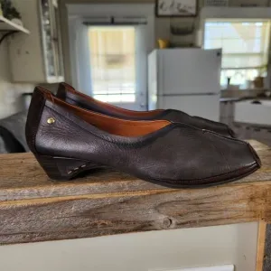 Pikolinos Gandia Loafer 9.5 40 EU Womens Leather Slip On Heels Shoes SANITIZED