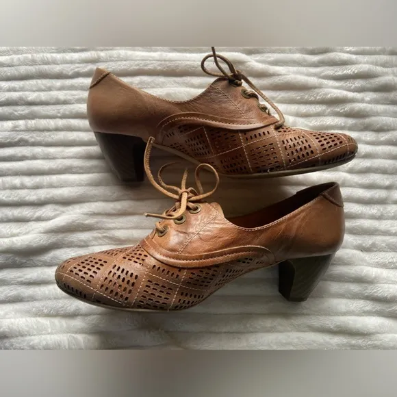 Pikolinos Women’s Lace Up Leather Lined Oxford Cut Out Heels EU 41 US eBay 10.5