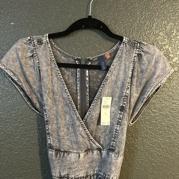 Pilcro Denim Midi Dress