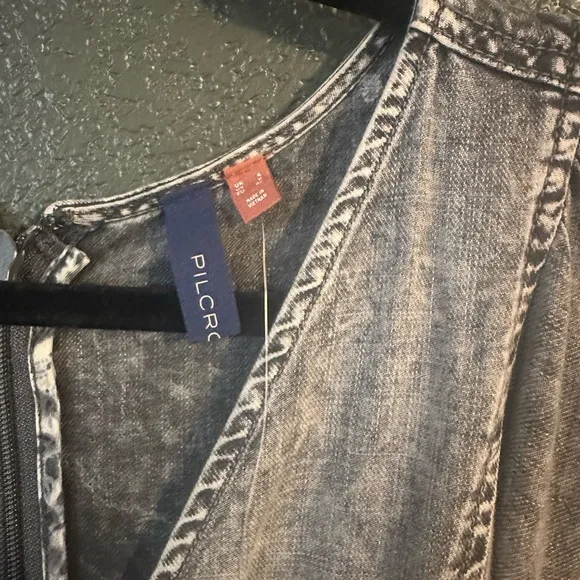 Pilcro Denim Midi Dress