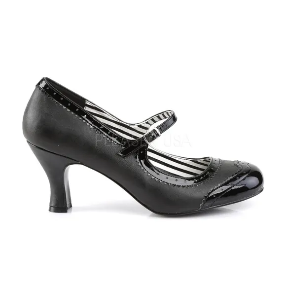 Pin Up Saddle High Heel Shoes