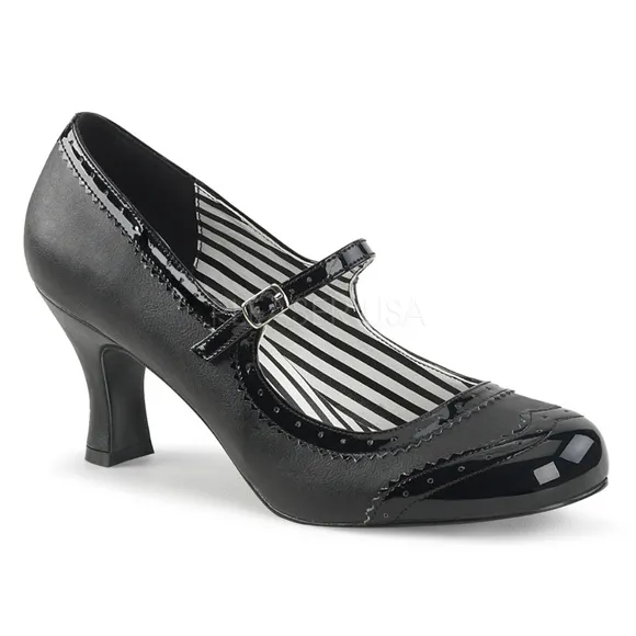 Pin Up Saddle High Heel Shoes