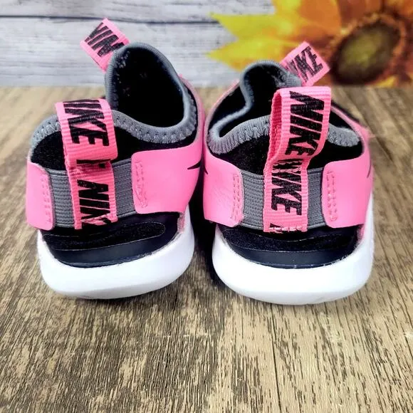 Pink &amp; Black Nike Flexrunners Girl's Shoes Size 11