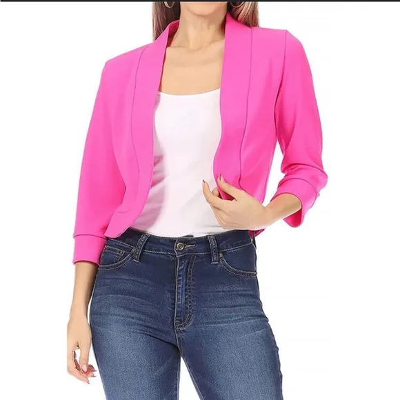 Pink embellished shrug vintage cape cardigan coquette girl L Anthropologie