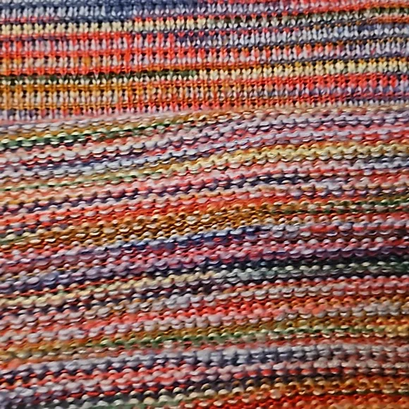 POL Retro/Vintage Rainbow Poncho/Sweater