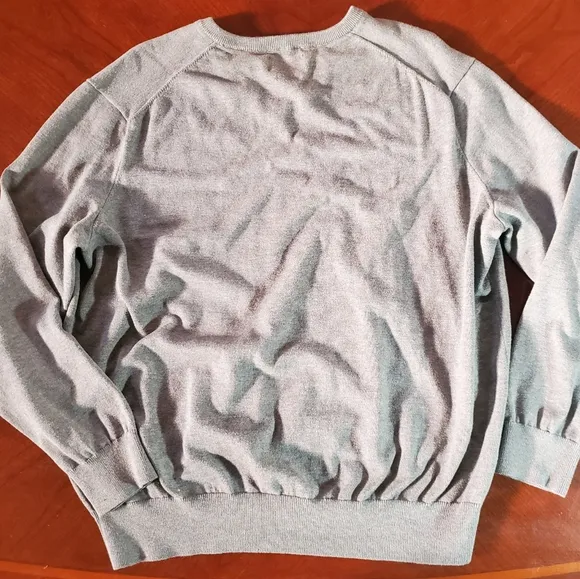 POLO RALPH LAUREN Grey Pima cotton crewneck