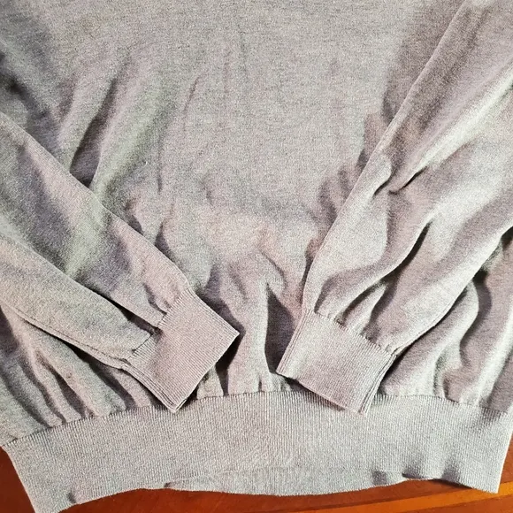POLO RALPH LAUREN Grey Pima cotton crewneck