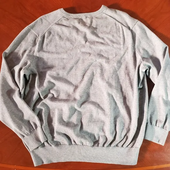 POLO RALPH LAUREN Grey Pima cotton crewneck