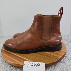 Polo Ralph Lauren Newent Brown Leather Casual Fashion Chelsea Boots Mens 8.5 D