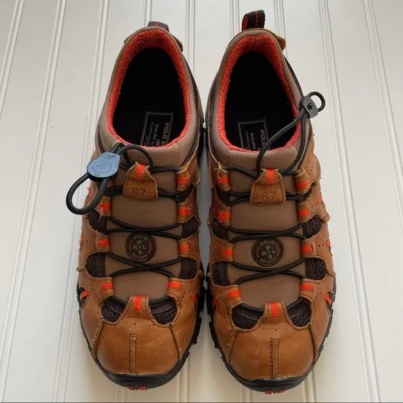 POLO Ralph Lauren POLO SPORT! Toggle Leather Tarlow Shoes!   RARE!  Men’s Size 8