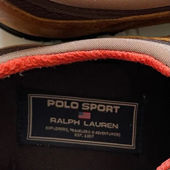POLO Ralph Lauren POLO SPORT! Toggle Leather Tarlow Shoes!   RARE!  Men’s Size 8
