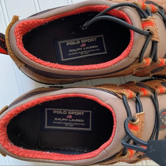 POLO Ralph Lauren POLO SPORT! Toggle Leather Tarlow Shoes!   RARE!  Men’s Size 8