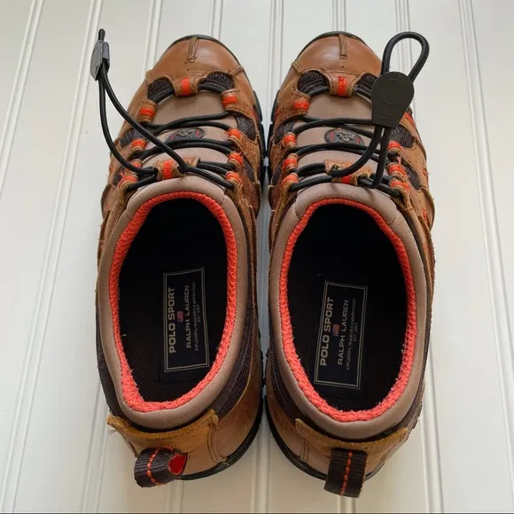 POLO Ralph Lauren POLO SPORT! Toggle Leather Tarlow Shoes!   RARE!  Men’s Size 8