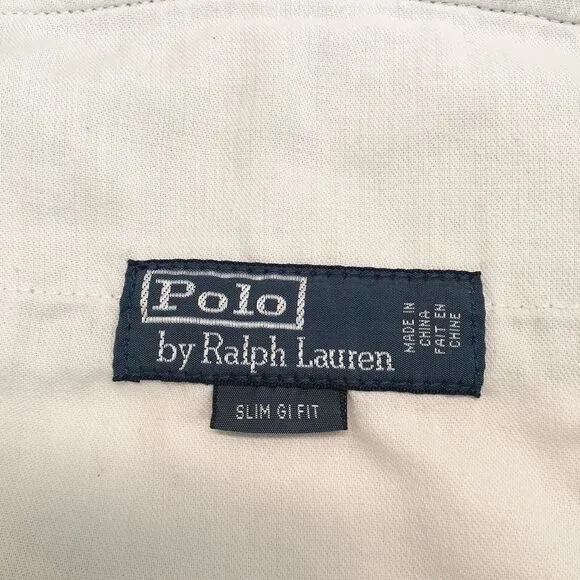 Polo Ralph Lauren Shorts Mens 44T Tall Slim GI Fit Sail Boat Boating Embroidered
