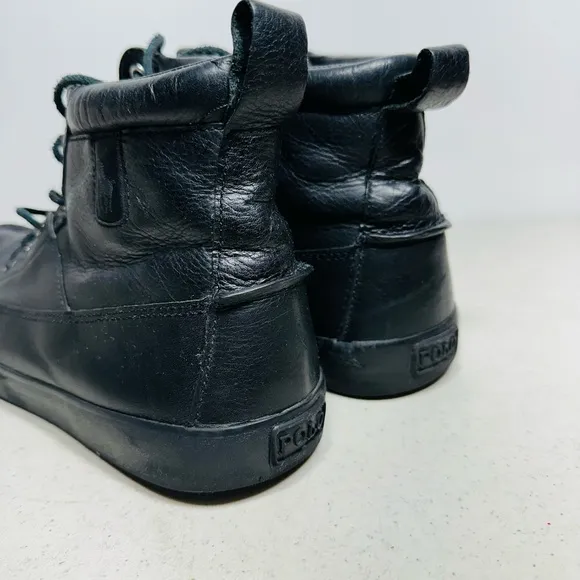 Polo Ralph Lauren Sneaker Tavis-Sk-Vlc Fashion High Top leather Sneaker Boots 13