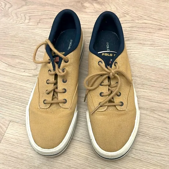 POLO SPORT - khaki casual sport sneaker/shoes size 11.5