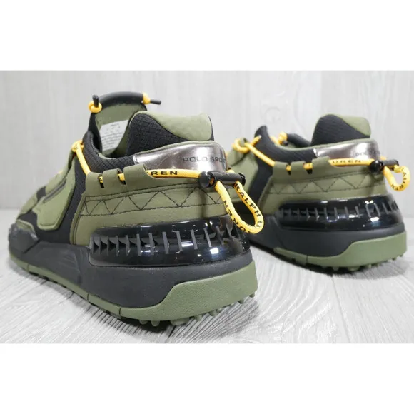 Polo Sport Ralph Lauren PS200 SK LTL Military Green Shoes | Mens Size 9.5 NEW