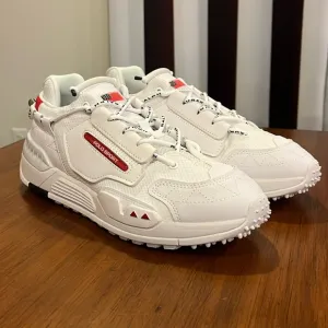 Polo Sport Ralph Lauren PS200 SK LTL shoes sneakers new white red Mens Sizes