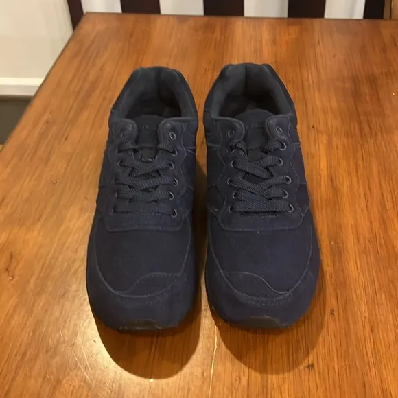 Polo Sport Ralph Lauren Slaton Pony Suede shoes sneakers new navy Men’s Size 12