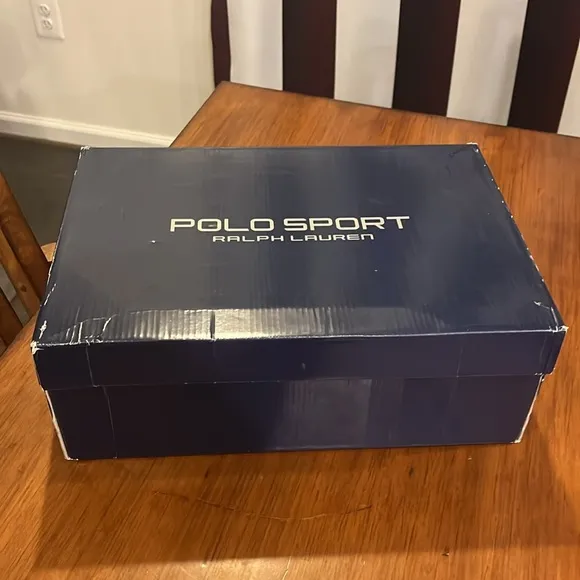 Polo Sport Ralph Lauren Slaton Pony Suede shoes sneakers new navy Men’s Size 12