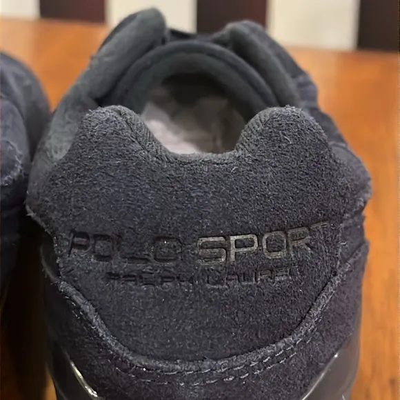 Polo Sport Ralph Lauren Slaton Pony Suede shoes sneakers new navy Men’s Size 12