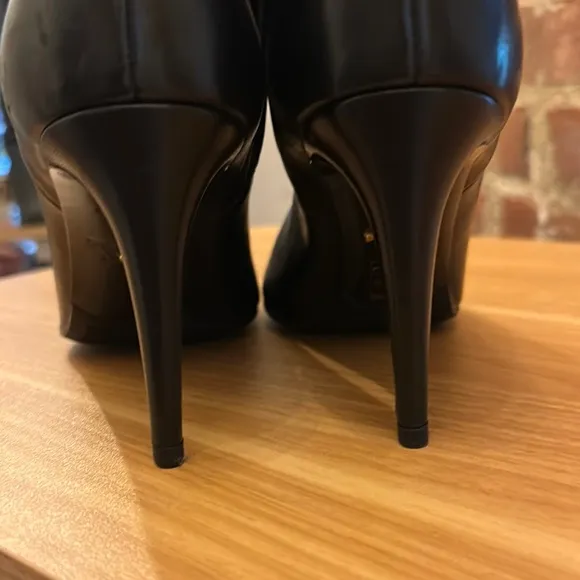 Prada Black Heeled Boots with Stiletto Heel