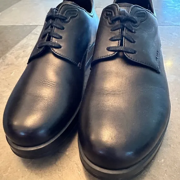 PRADA Soft Calf Black Leather Shoes, Men’s side Prada 6.5 (US 7.5)