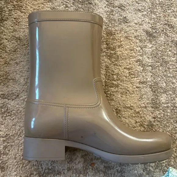 Prada Women's Gray Rain Boots