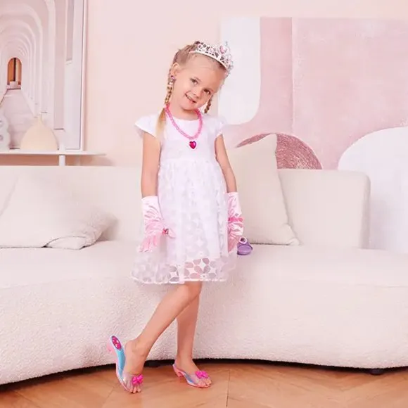 Princess Dress Up Shoes - Dress Up Clothes for Little Girls - Kids Dress Up