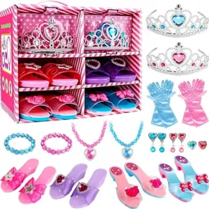 Princess Dress Up Shoes - Dress Up Clothes for Little Girls - Kids Dress Up