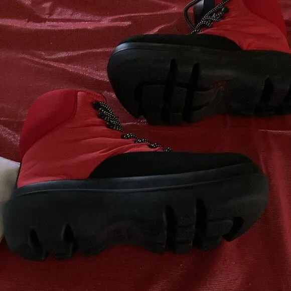 PROENZA SCHOULER Storm Puffer Hiking Boot In Red