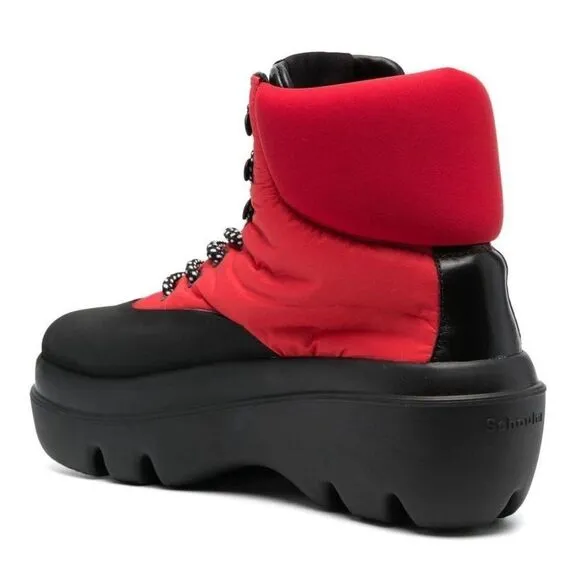 PROENZA SCHOULER Storm Puffer Hiking Boot In Red
