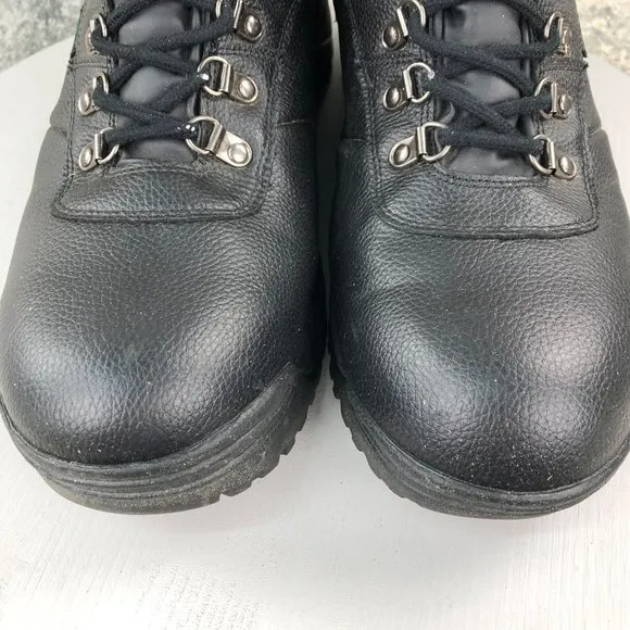 Propet Men's 15X (3E) Cliff Walker Black Leather Weather Resistant Boots M3188