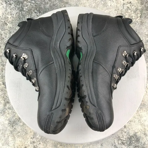 Propet Men's 15X (3E) Cliff Walker Black Leather Weather Resistant Boots M3188