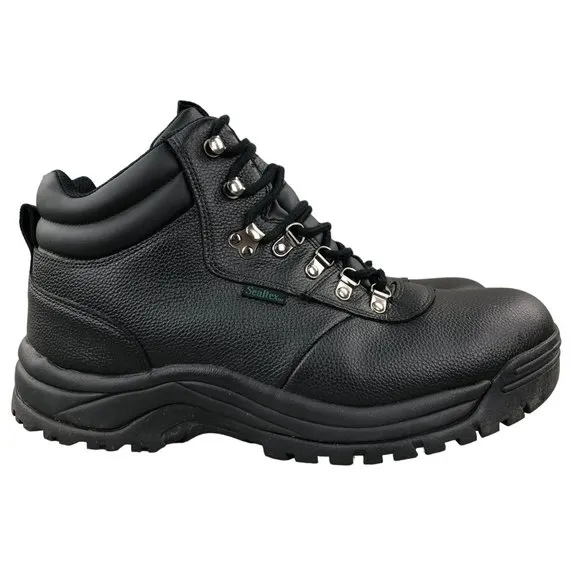 Propet Men's 15X (3E) Cliff Walker Black Leather Weather Resistant Boots M3188