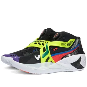 Puma Disc Rebirth Mens sz 9 Black Yellow Synthetic Athletic Basketball …