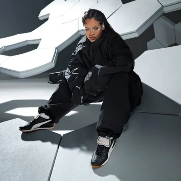 PUMA /FENTI X WOMEN'S TRAINER HI 'BLACK' RUNNING SHOES (VIDEO)