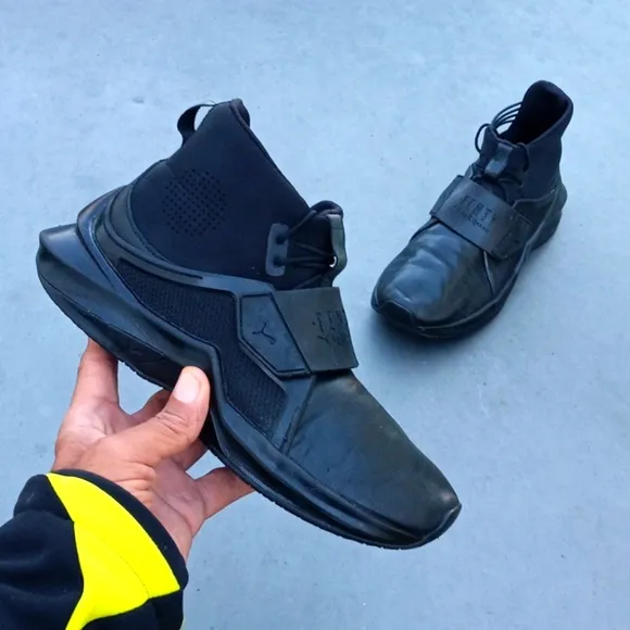 PUMA /FENTI X WOMEN'S TRAINER HI 'BLACK' RUNNING SHOES (VIDEO)