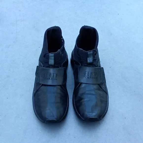 PUMA /FENTI X WOMEN'S TRAINER HI 'BLACK' RUNNING SHOES (VIDEO)