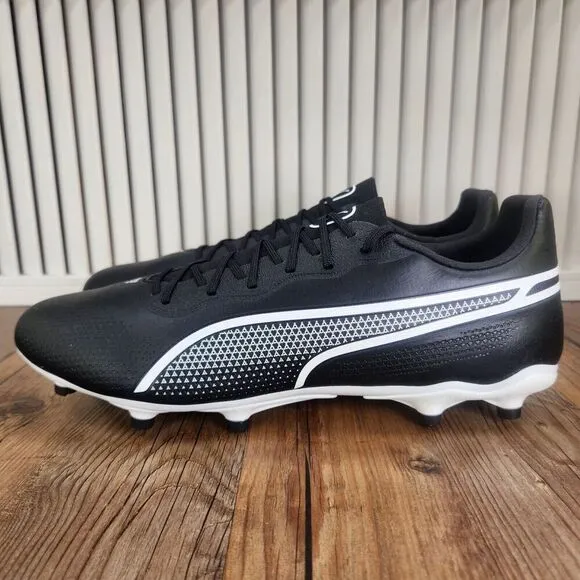 PUMA King Pro FG/AG Mens Size 11 Black Athletic Sport Soccer Cleats 107566-01