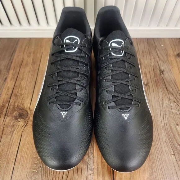 PUMA King Pro FG/AG Mens Size 9.5 Black Athletic Sport Soccer Cleats 107566-01