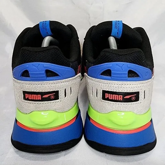 Puma Mirage Sport Dazed Shoes 382849-01‎ Dazed Gray Racer Black Men's Size 11.5