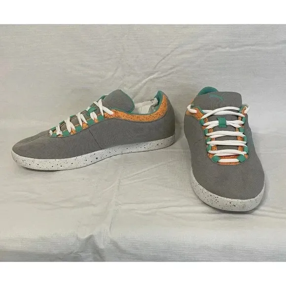 Puma Sport Lifestyle‎ MMO Grey Teal Orange White Men’s 9 Sneaker 358420 01