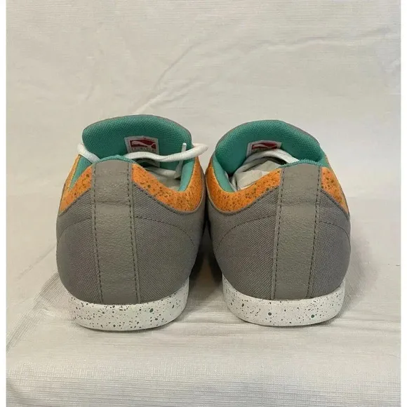 Puma Sport Lifestyle‎ MMO Grey Teal Orange White Men’s 9 Sneaker 358420 01