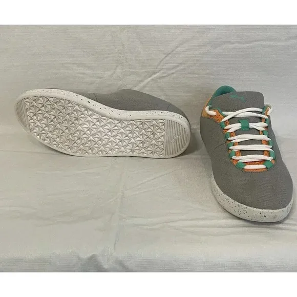 Puma Sport Lifestyle‎ MMO Grey Teal Orange White Men’s 9 Sneaker 358420 01