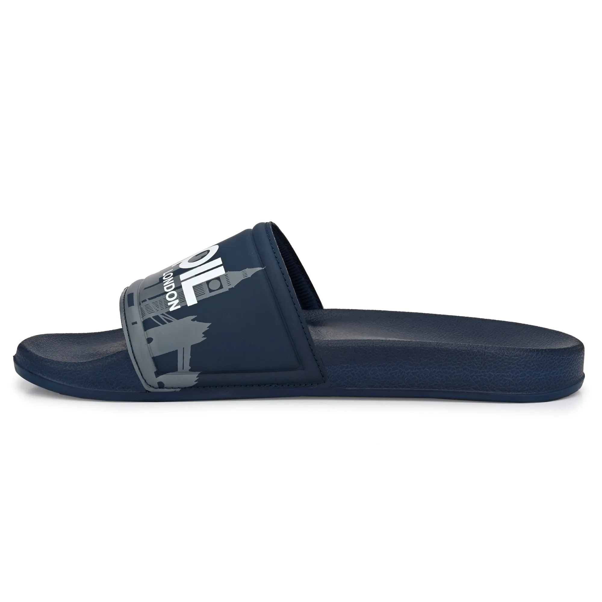 Pupil Men's BEN-1 Pool Slider, Navy