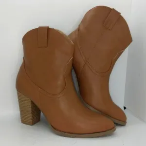 Qupid NEW Camel Women's High Designer Boots Colors: Camel Brown - Size: 9